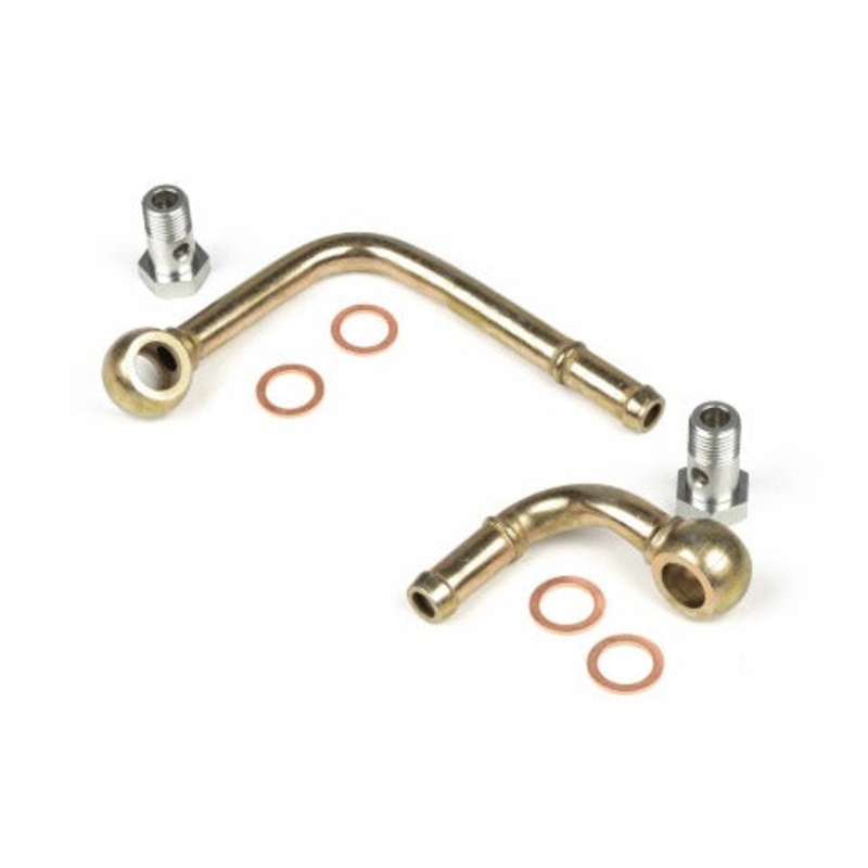 GrimmSpeed Turbocharger Coolant Line Kit - Replacement For GS EJ Turbos | 2002-2014 Subaru WRX, 2004-2021 Subaru WRX STI, and 2005-2009 Subaru Legacy GT (123001)