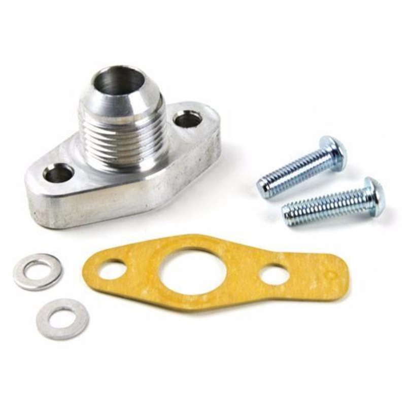 MAP Oil Drain Flange for MHI Turbochargers | 2003-2006 Mitsubishi Evo 8/9